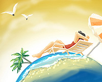 《户外探险》杂志插图 - 冰火两重天